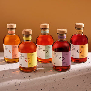 Bottles of The Heart Cut whisky, an Independent Bottler